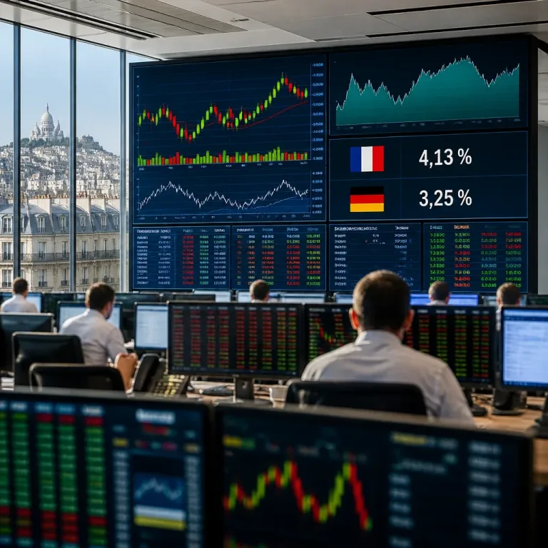 Le CAC 40 stoppe huit séances de baisse, sur fond de tensions sur les taux souverains