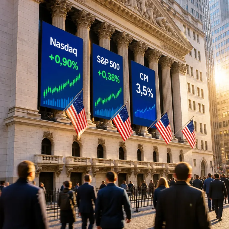 Wall Street gagne du terrain après un net ralentissement de l'inflation américaine