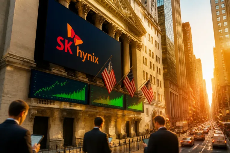 SK hynix propulse Wall Street, l'IA au cœur des flux malgré les tensions géopolitiques