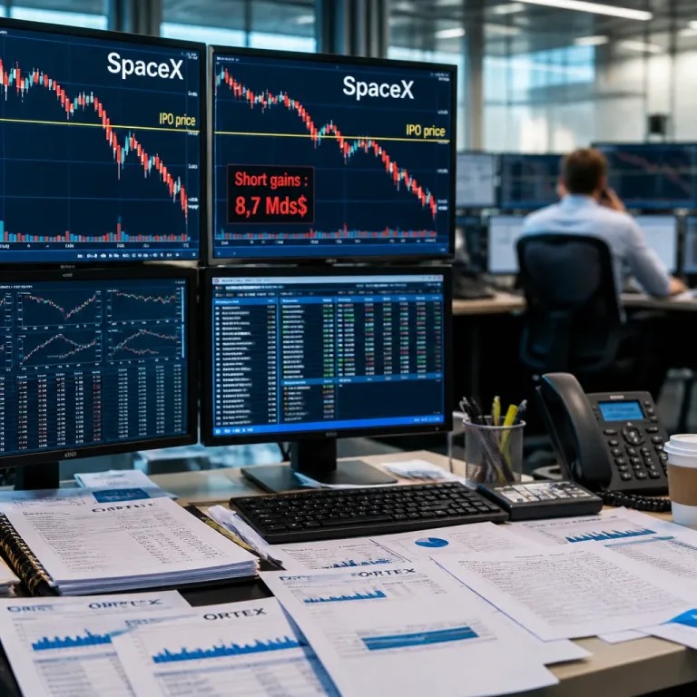 Les vendeurs à découvert ont réalisé 8,7 Mds$ de gains sur SpaceX depuis l'introduction en Bourse