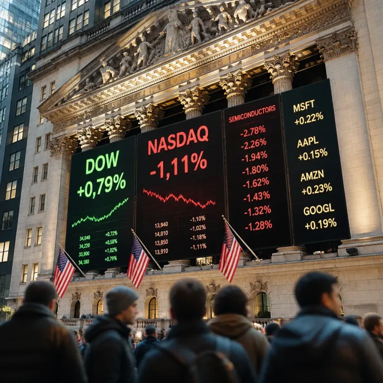 Wall Street hésite : semi-conducteurs en repli, hyperscalers résistent