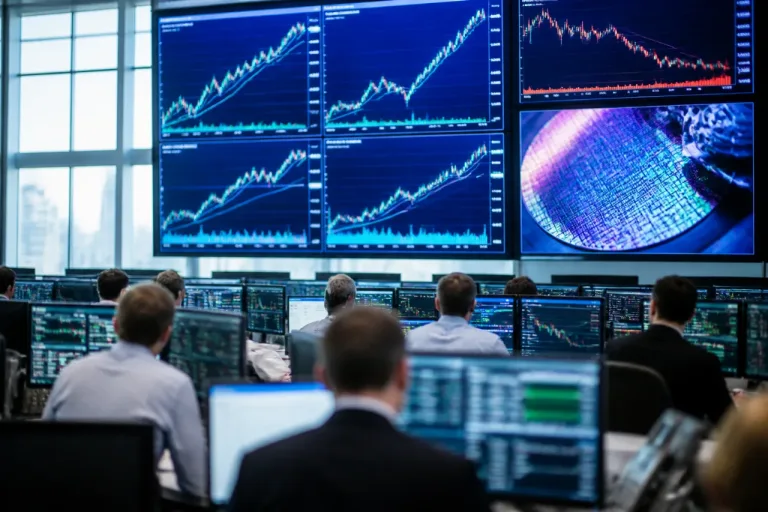 Wall Street soutenue par les semi‑conducteurs tandis que le pétrole recule