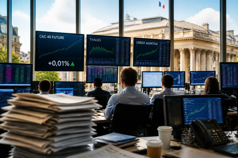 CAC 40 attendu sans vigueur à l'ouverture, entre apaisement géopolitique et risque de hausse de la Fed