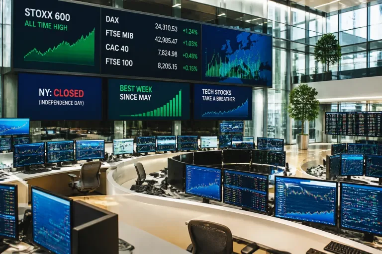 Les Bourses européennes finissent en hausse après leur meilleure semaine depuis mai