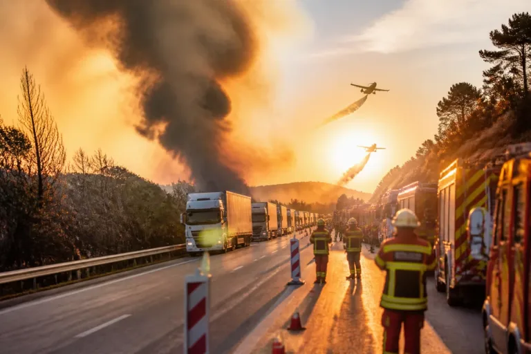 Incendie près de Lédenon : 540 ha brûlés, l'A9 rouverte partiellement dans la soirée