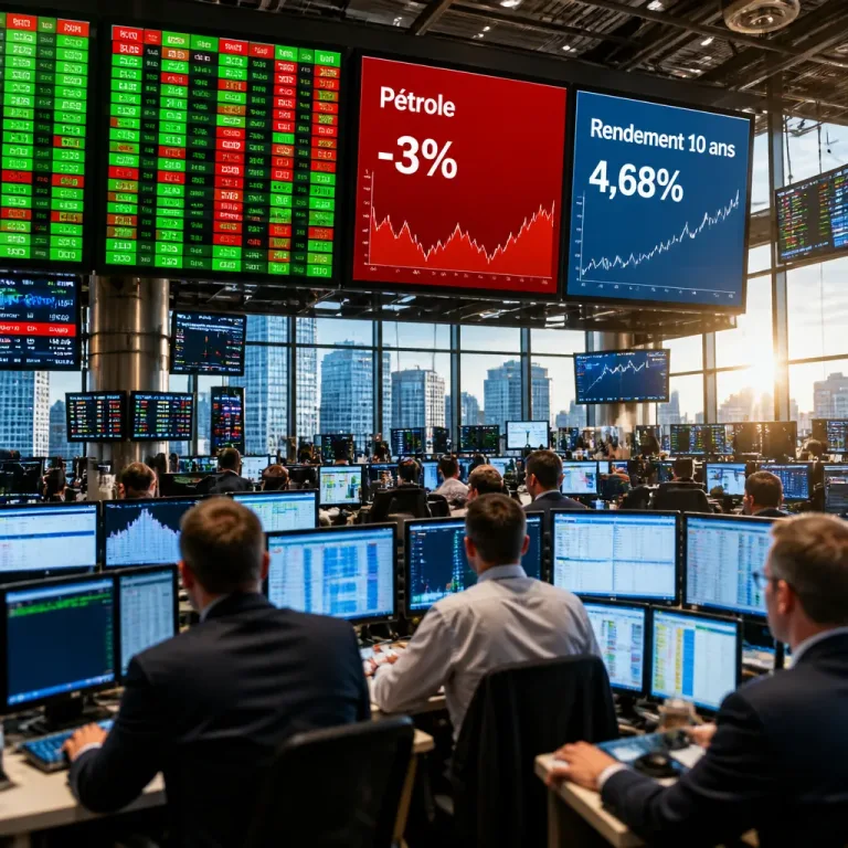 Wall Street indécise : recul des valeurs technologiques malgré la détente du pétrole