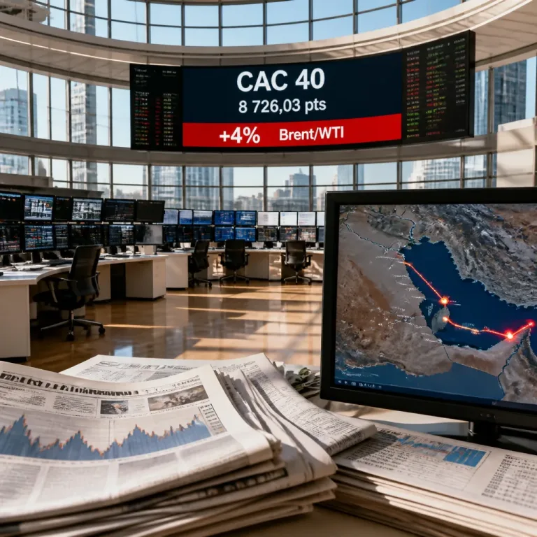 Le CAC 40 stable à l'ouverture de la semaine, le pétrole soutenu par les tensions iraniennes