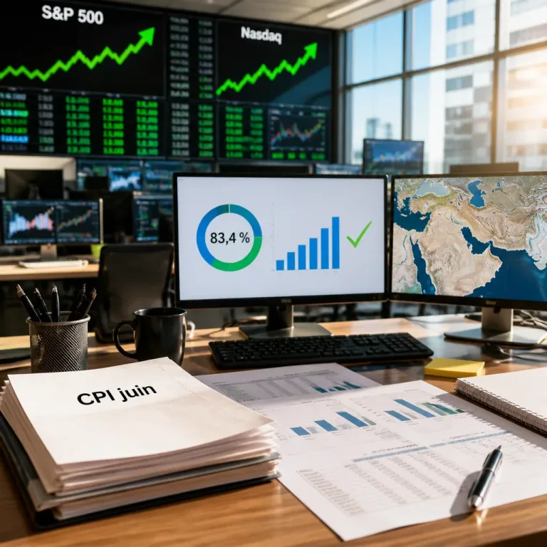 Le S&P 500 et le Nasdaq en hausse après un CPI plus doux et des résultats bancaires rassurants