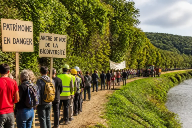 Mobilisation contre la LGV Sud‑Ouest : une chaîne humaine alerte sur coûts et biodiversité