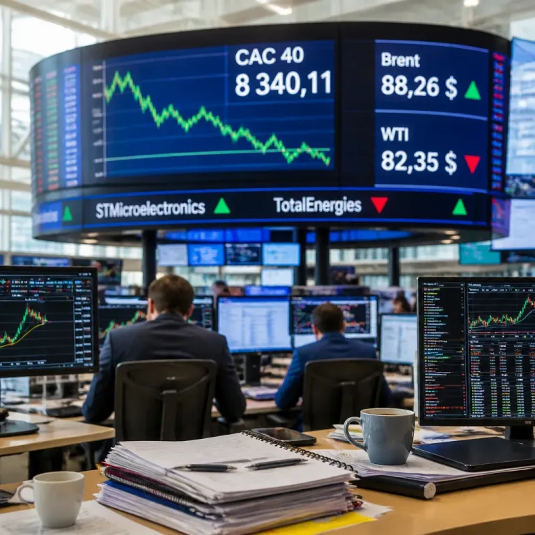 Le CAC 40 termine en quasi-état de stabilité avant la réunion de la BCE et sur fond de tensions au Moyen-Orient
