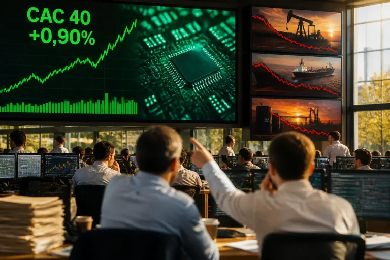 Les Bourses européennes rebondissent, Paris progresse de 0,90% après un recul lié aux tensions géopolitiques