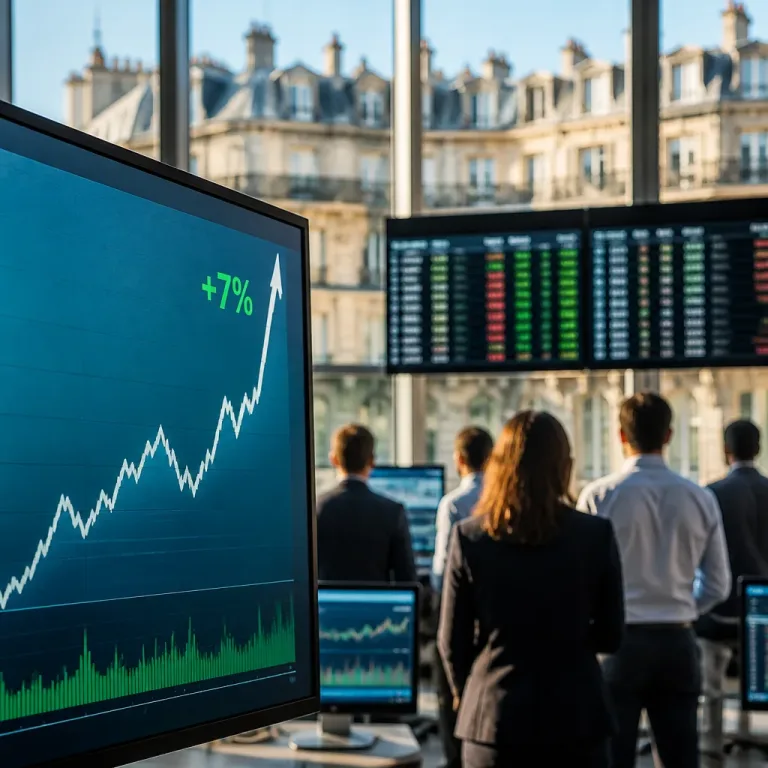 Saint‑Gobain bondit près de 7% après des résultats semestriels jugés supérieurs aux attentes