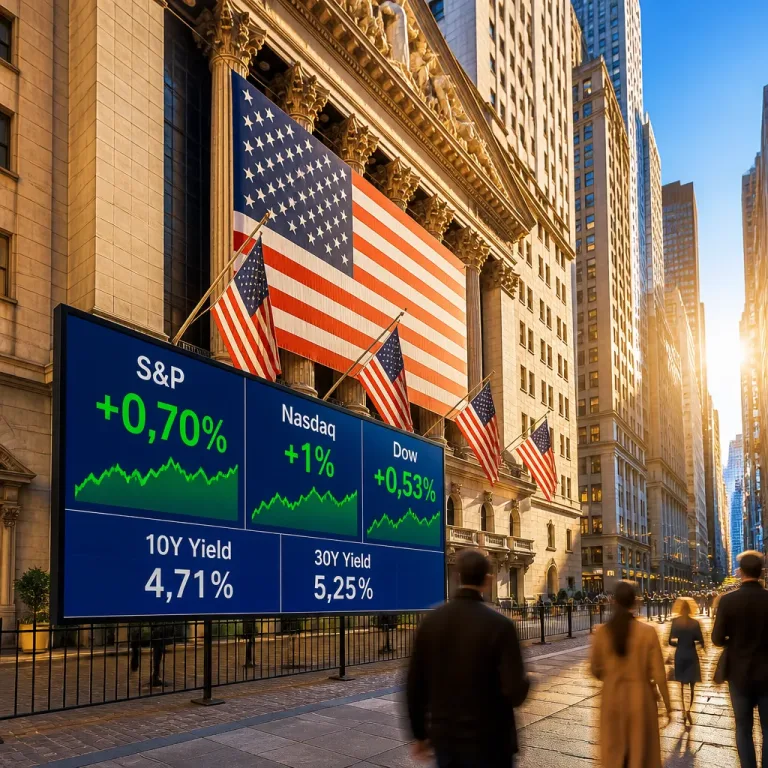 Wall Street termine en hausse, Amazon propulse la tech après des résultats rassurants