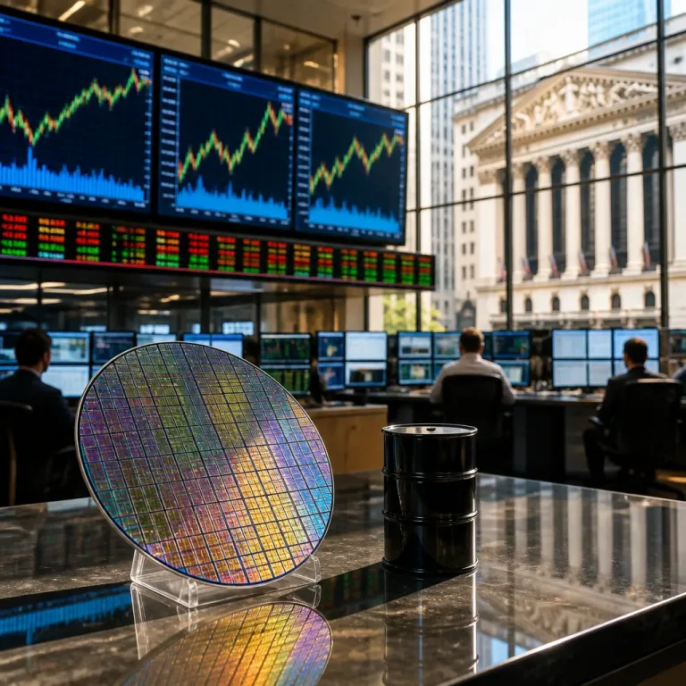 Wall Street hésite après la chute du pétrole, les semi-conducteurs pèsent sur le marché