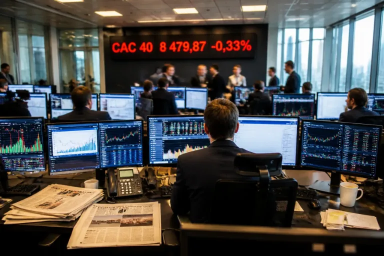 La Bourse de Paris recule légèrement et repasse sous les 8 500 points
