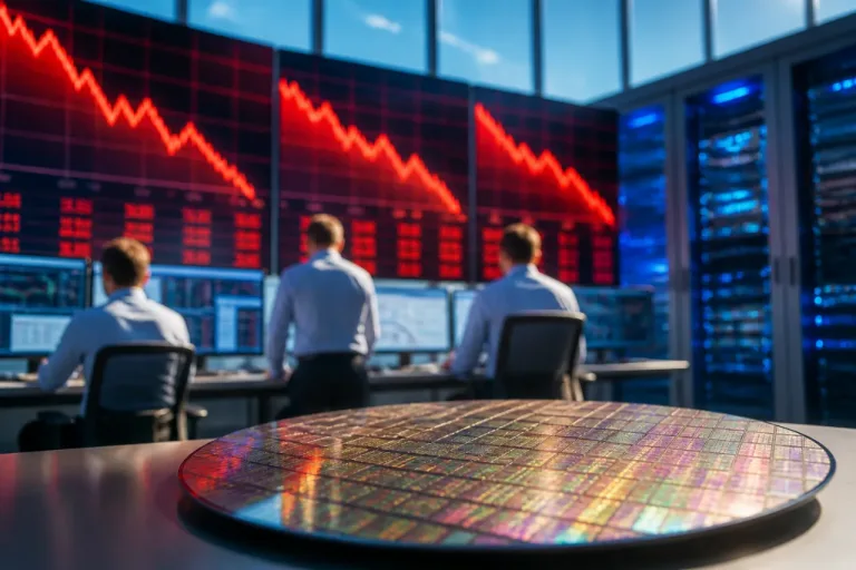 Wall Street replonge après la déconvenue des semi‑conducteurs, l'IA sous enquête