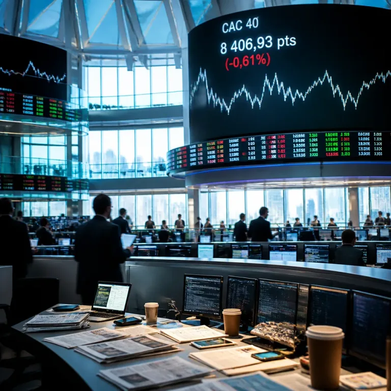 CAC 40 : repli en fin de matinée, Kering dynamise tandis qu'Hermès pèse sur l'indice