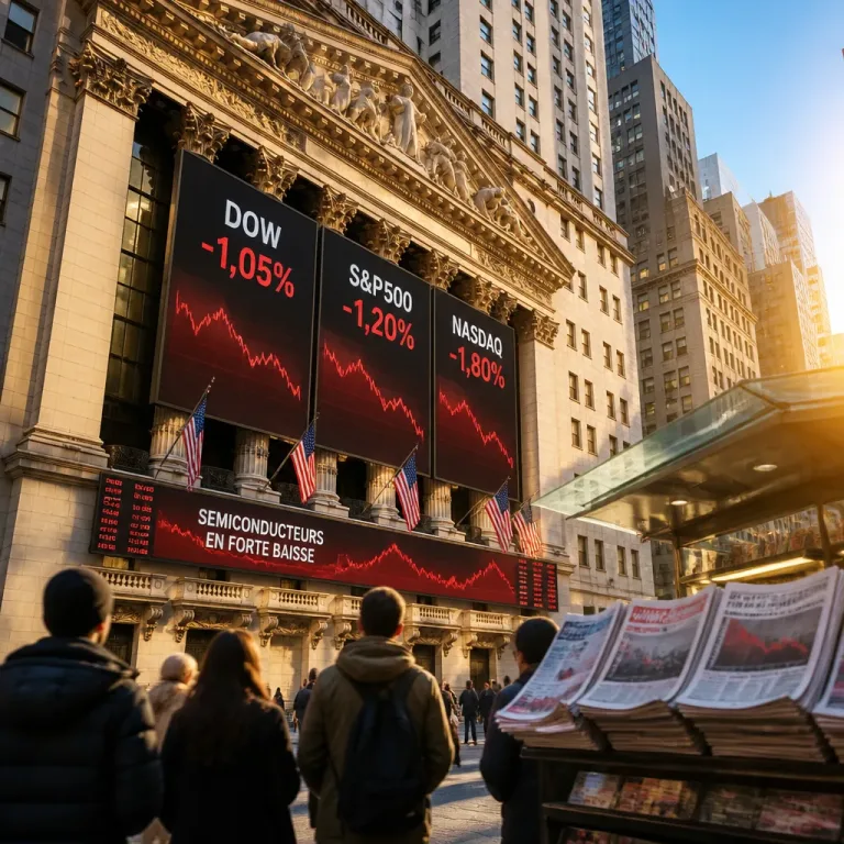 Wall Street plonge à l'ouverture, les semi-conducteurs et Netflix tirent les indices vers le bas
