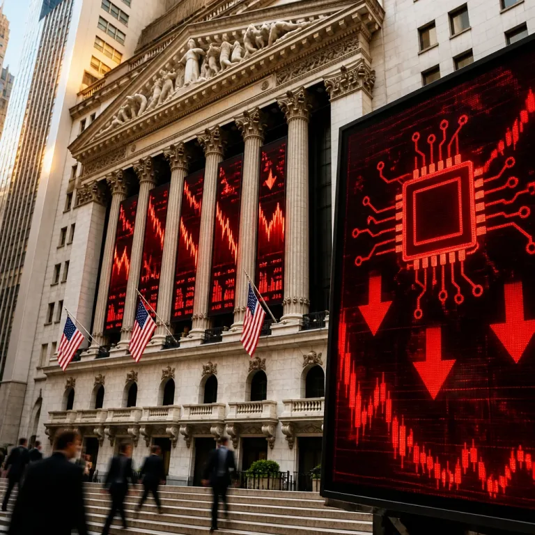 Wall Street recule, les semi‑conducteurs pèsent sur la tech et les indices