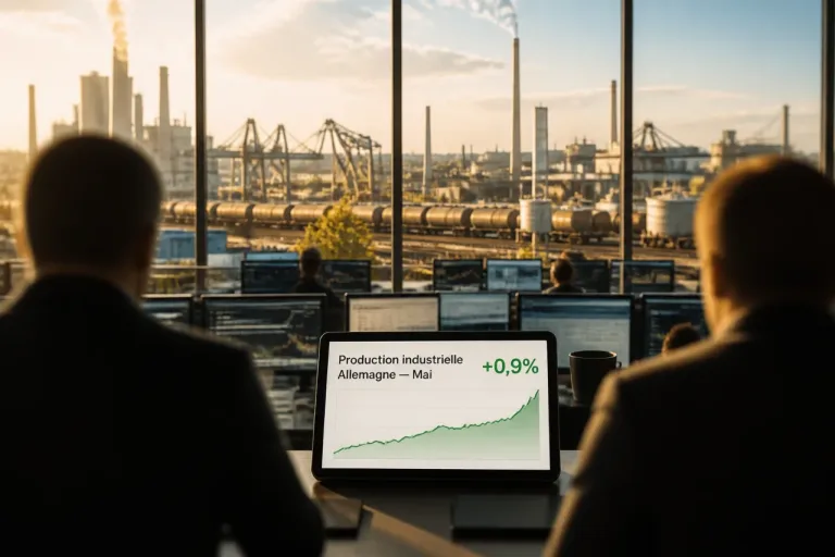 La production industrielle allemande rebondit nettement en mai, au-delà des attentes