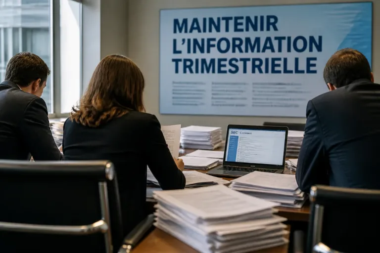 La SEC confrontée à une vive opposition après sa proposition d'abandon des rapports trimestriels