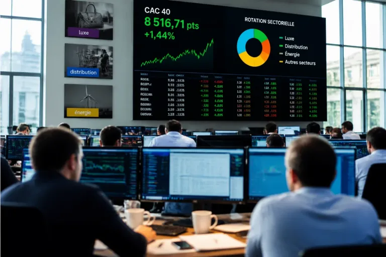 Le CAC 40 reprend 8 500 pts malgré la secousse sur la tech et la remontée du pétrole