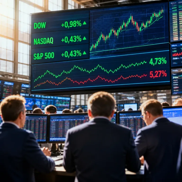 Wall Street termine en hausse tandis que les rendements souverains restent sous tension