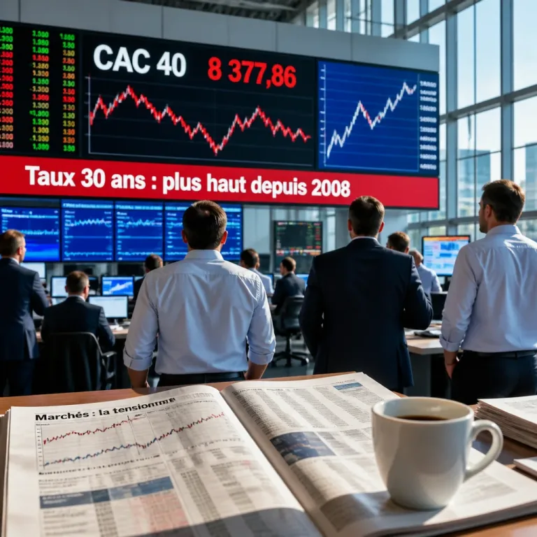 Les Bourses européennes hésitent, le CAC 40 quasi stable tandis que la dette française inquiète