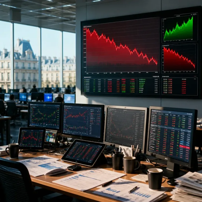 Le CAC 40 recule nettement avant la décision de la BCE, Soitec bondit, STMicro recule