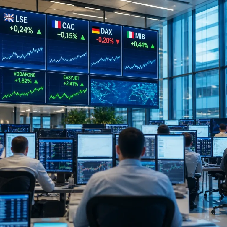 Bourses européennes: Paris timide, Londres portée par Vodafone et EasyJet, Francfort en recul