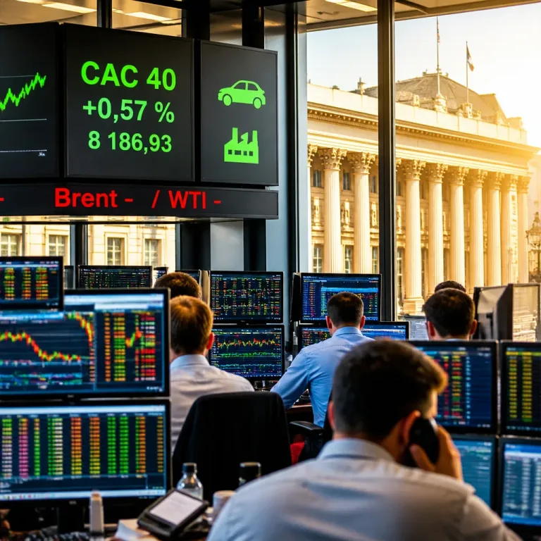 Le CAC 40 repasse en territoire positif, soutenu par la Fed et la détente sur le pétrole