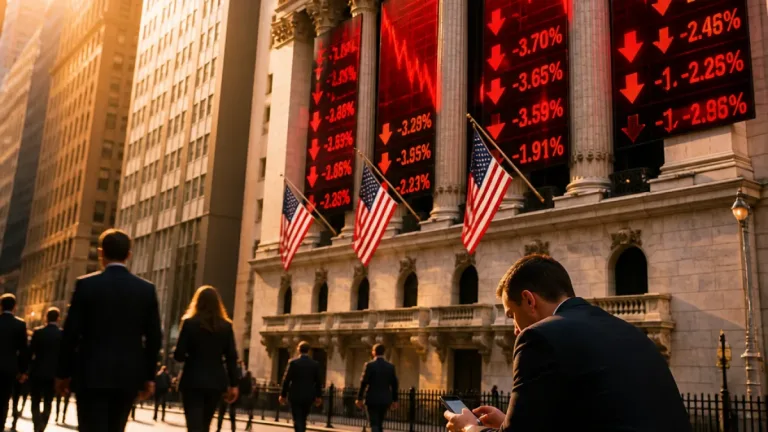 Wall Street termine en repli après une semaine volatile marquée par l'IA