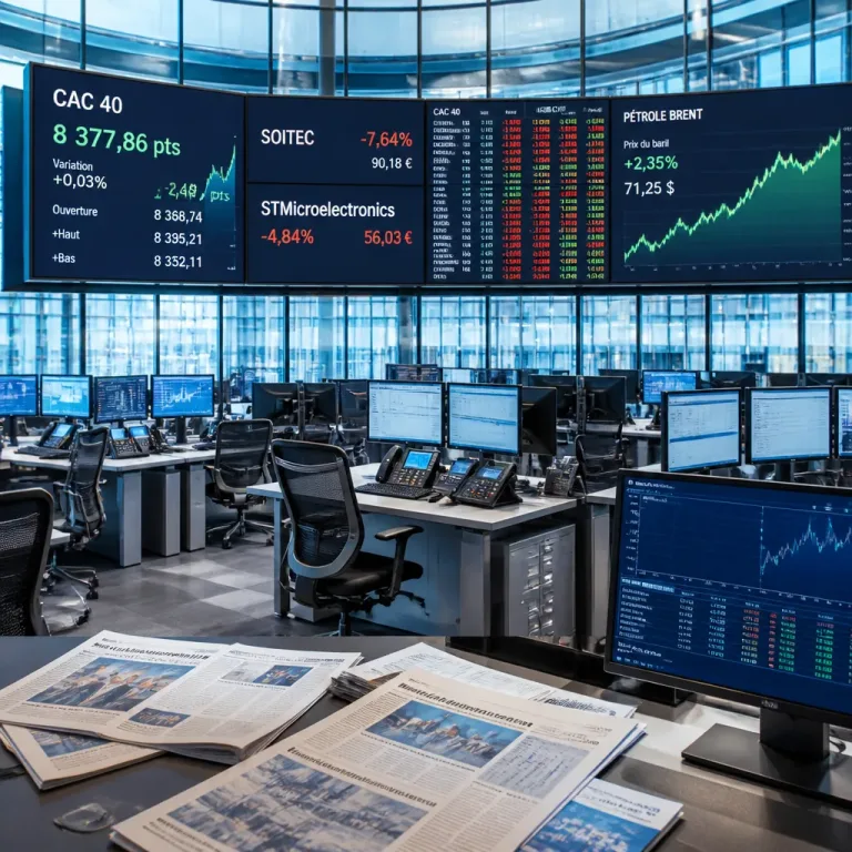 CAC 40 quasi stable, les semi-conducteurs plombés tandis que le pétrole grimpe