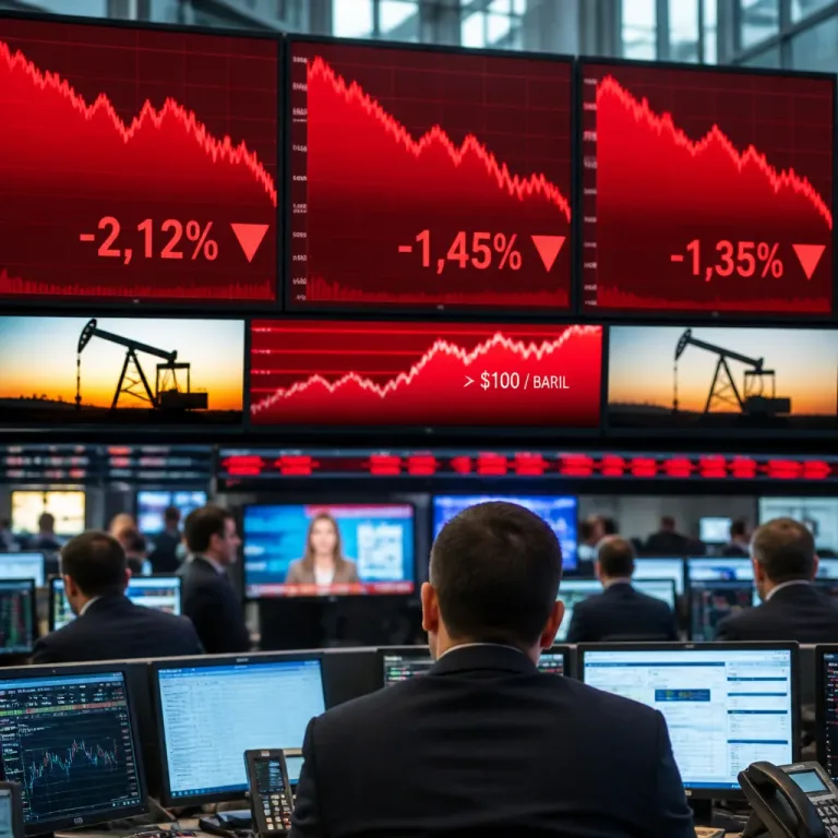 Bourse US : les indices reculent après des résultats tech décevants et le pétrole au‑dessus de 100 $