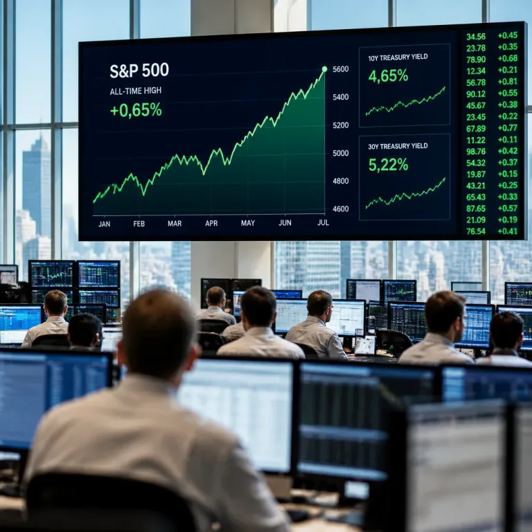 Wall Street repasse en hausse après des données d'inflation apaisantes, le S&P 500 touche un record