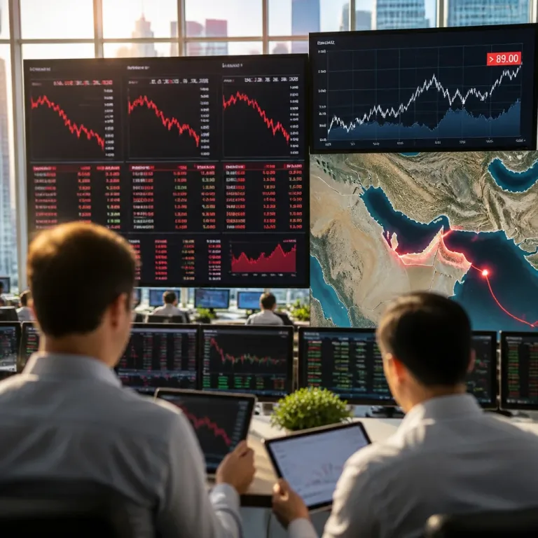 Wall Street recule, le pétrole repasse au‑dessus de 80‑90 USD et pèse sur les indices