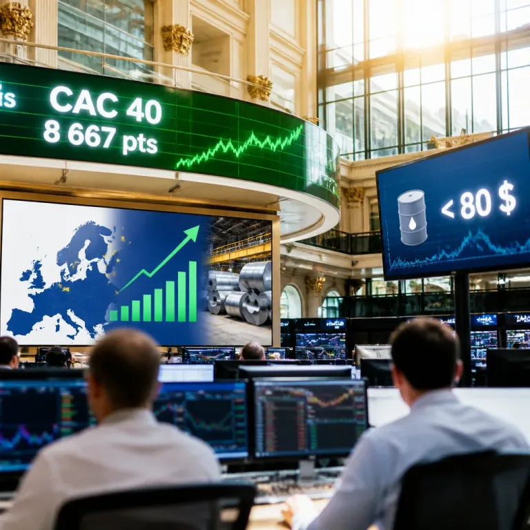 Le CAC 40 atteint un double record porté par l'accalmie sur le pétrole et de solides résultats européens