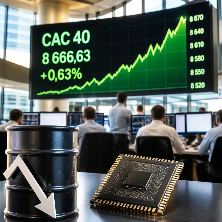 Le CAC 40 atteint un double record, porté par la baisse du pétrole et les bons résultats d'entreprises