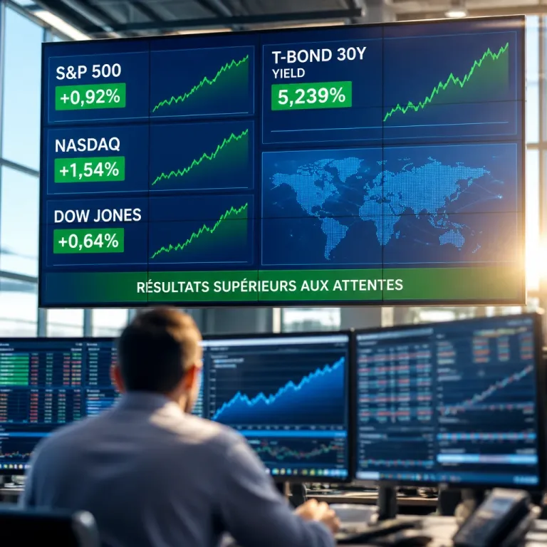 Wall Street grimpe après des comptes Microsoft meilleurs que prévu et des indicateurs macro rassurants