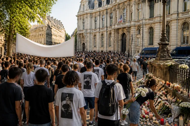 Marche blanche à Carcassonne après la mort de Louis, 17 ans : émotion et polarisation nationale