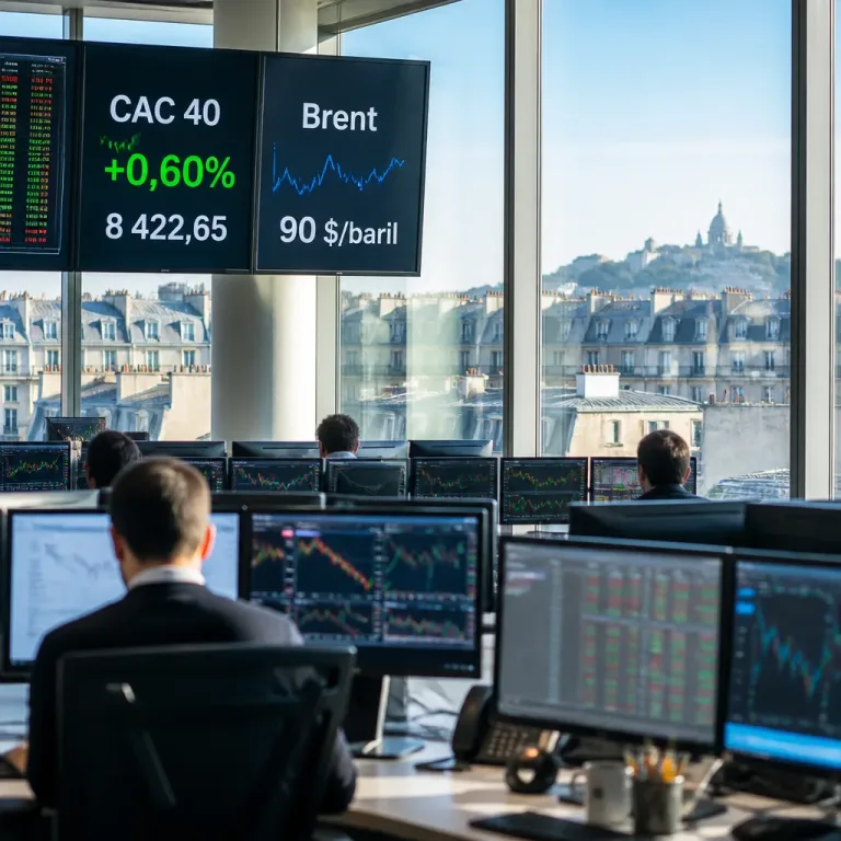 La Bourse de Paris progresse après la détente géopolitique et la chute du pétrole