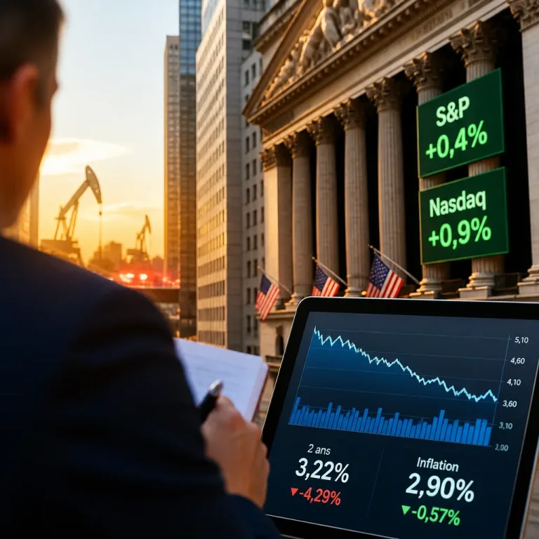 Wall Street en hausse : l'inflation ralentit plus que prévu, les banques soutiennent le marché