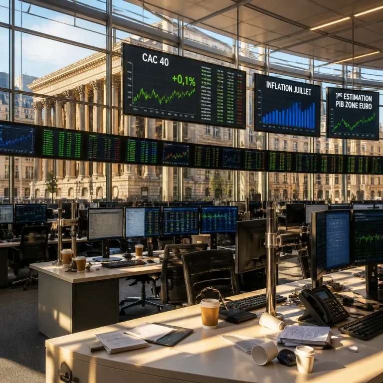 Bourse de Paris en mode attentiste avant la première estimation du PIB de la zone euro