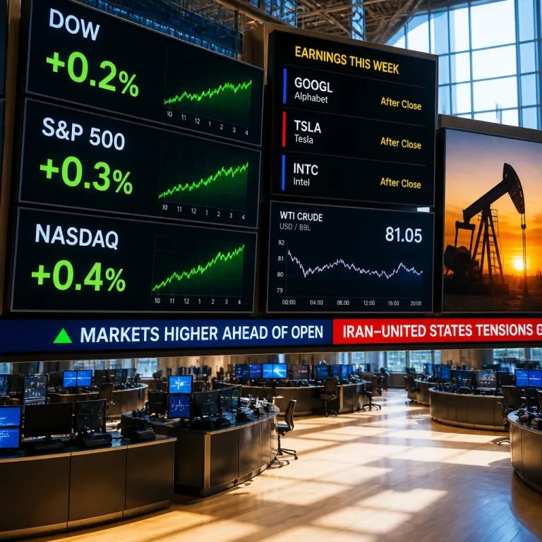 Wall Street se redresse avant une salve de résultats majeurs, malgré les tensions Iran–États-Unis