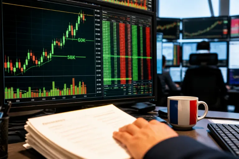 Le Bitcoin rebondit au‑dessus de 62 000 $ : la zone 58K devient support après deux défenses