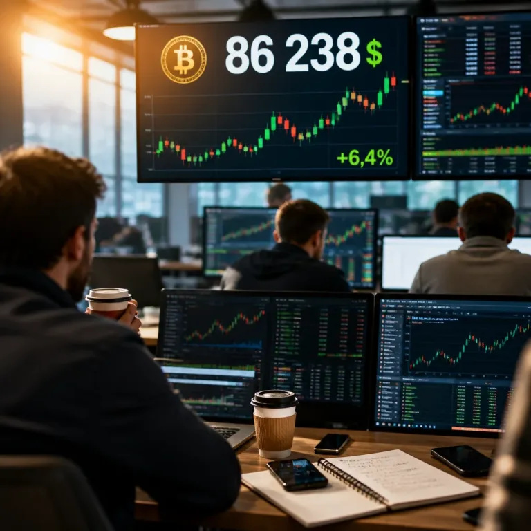 Le bitcoin bondit au‑dessus de 86 000 $ après l’autorisation de la SEC, mais la prudence reste de mise