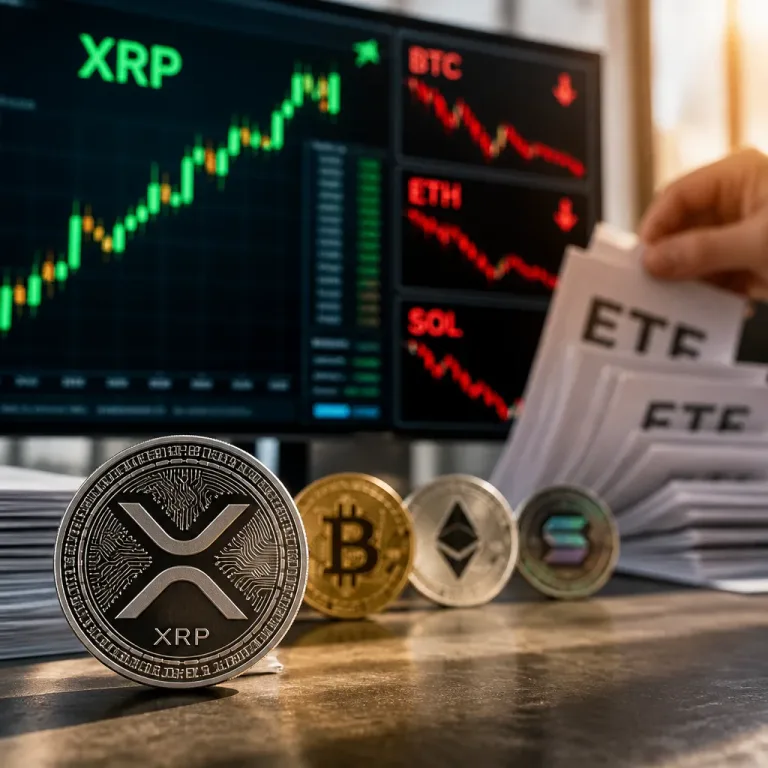 Les ETF XRP enregistrent des entrées record tandis que BTC, ETH et SOL subissent des sorties massives