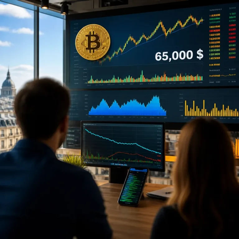 Bitcoin franchit 65 000 $ malgré un désintérêt social — quelles forces tiennent le marché ?