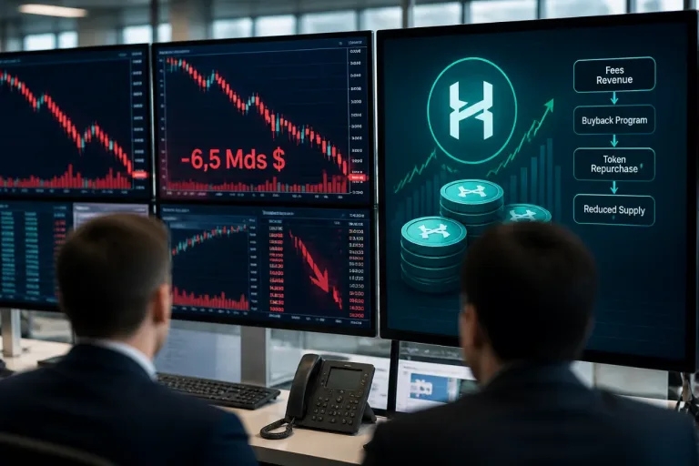 6,5 milliards retirés des ETF crypto : HYPE d'Hyperliquid résiste et attire les flux