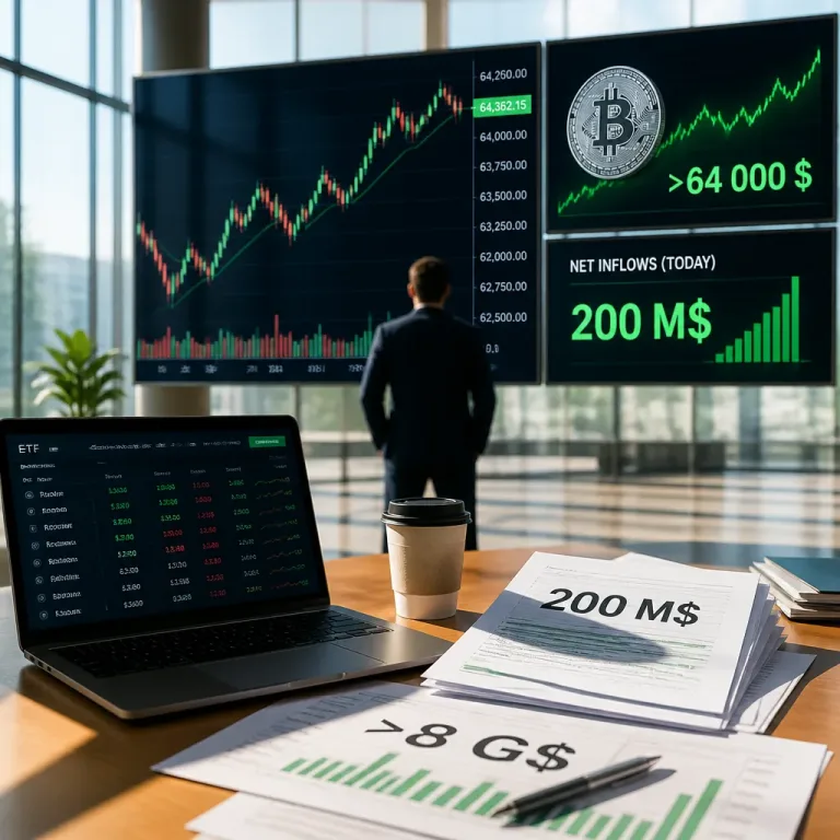 Les ETF Bitcoin reprennent des flux après huit semaines de sorties, le marché reprend un peu d’air